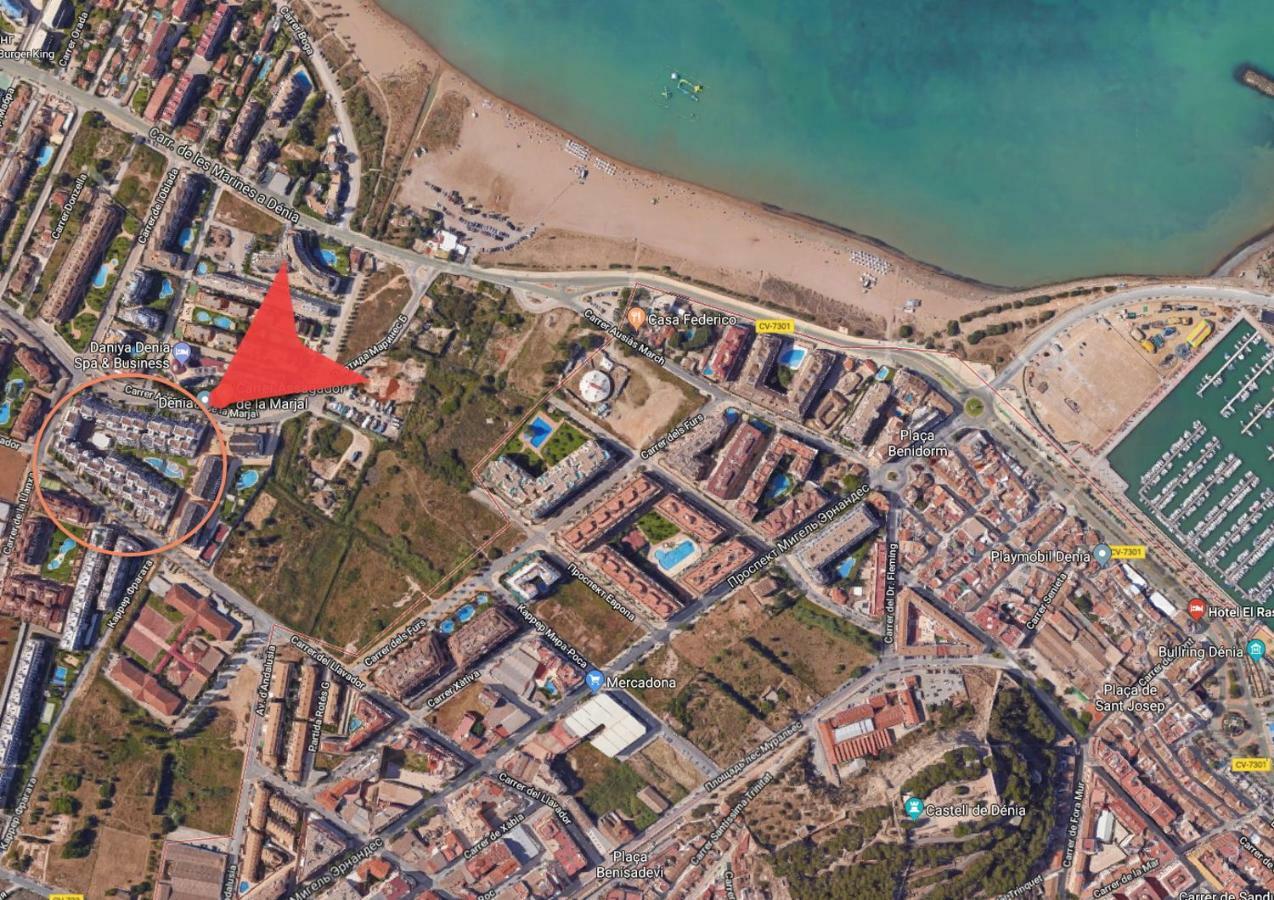 Апартаменты Sea View Penthouse Denia, Elegance Экстерьер фото